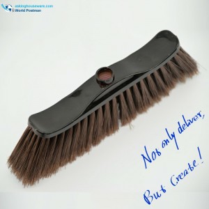 หัวแปรงไม้กวาดพลาสติก Akbrand พร้อม Wave Brush เคลือบบอร์ด