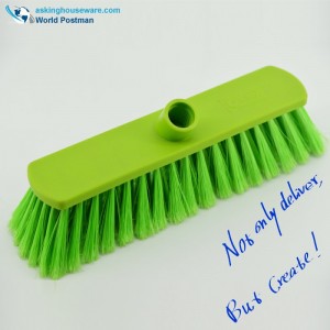 Akbrand พลาสติก Push Brush Push หัวไม้กวาดด้วยด้ายเอียงเรียบง่ายกระดานแปรงกว้าง